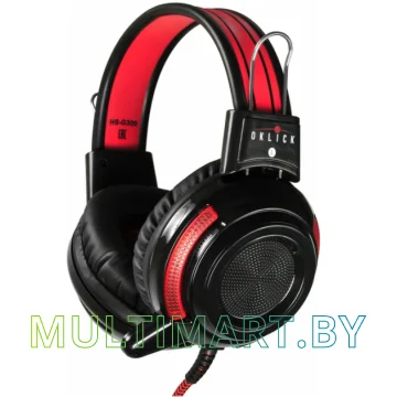 Наушники Oklick HS-G300 Armageddon (черный/красный)